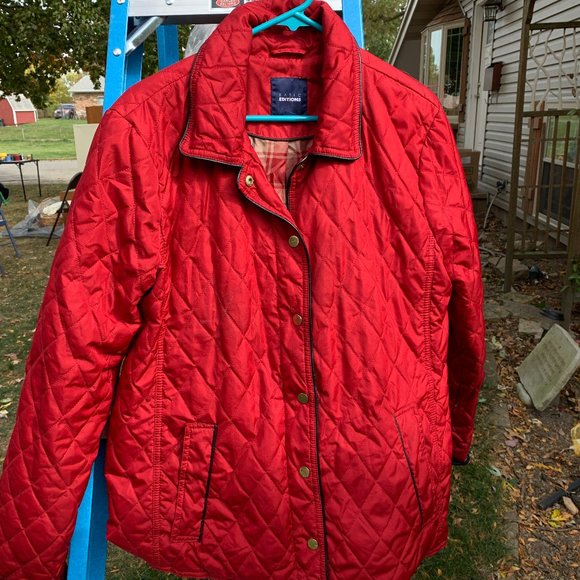 Red Basic Editions Jacket - OBO - Picture 1 of 1
